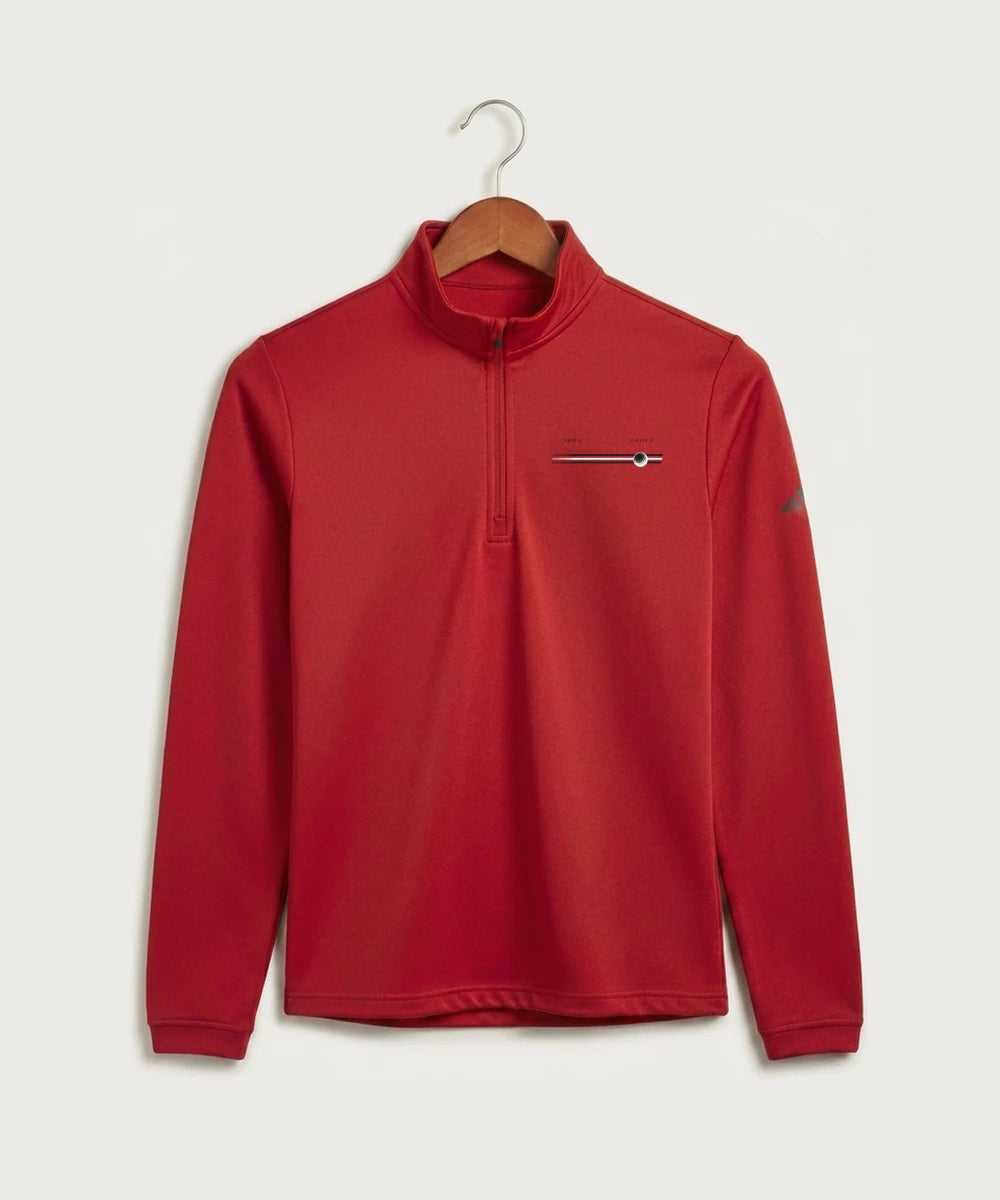 Forreston Golf - Power Red Men's Ultimate365 Lightweight Quarter-Zip Pullover
