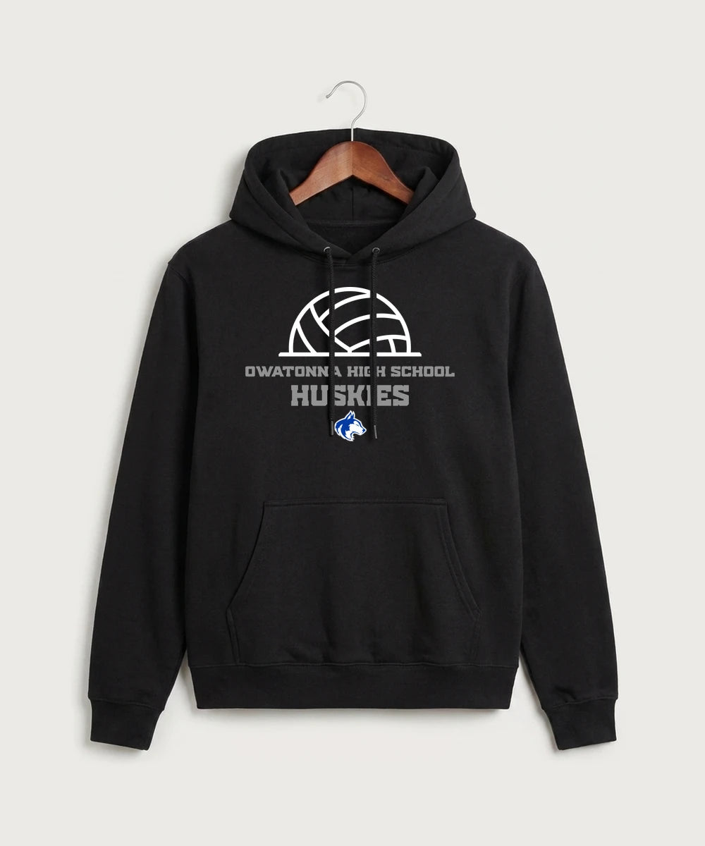 Owatonna High School Volleyball (Girls) - Black Hoodie Value