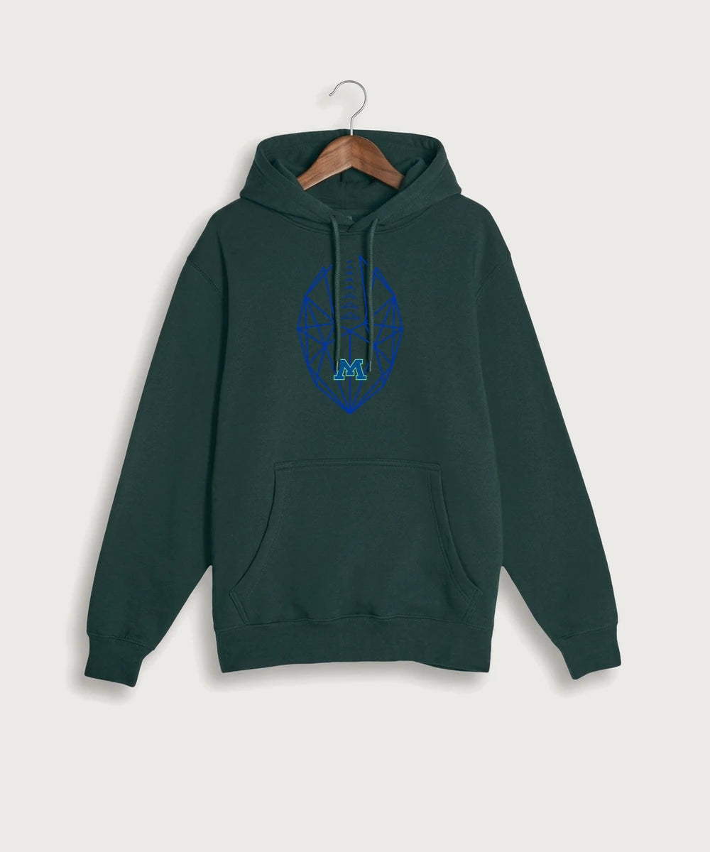 Minnewaska Area High School Football (Boys) - Sport Green Hoodie Value