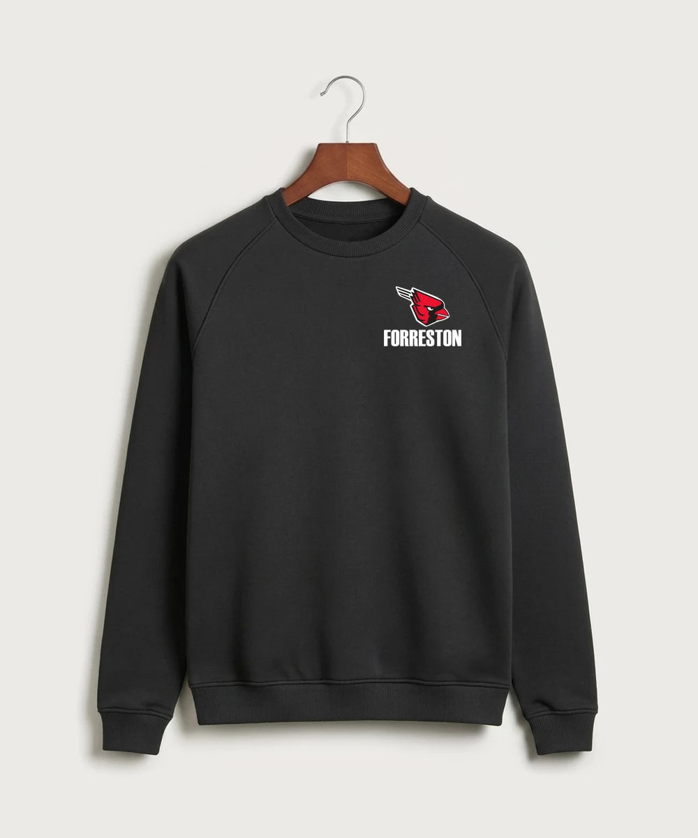 Forreston Basketball - Black Crewneck