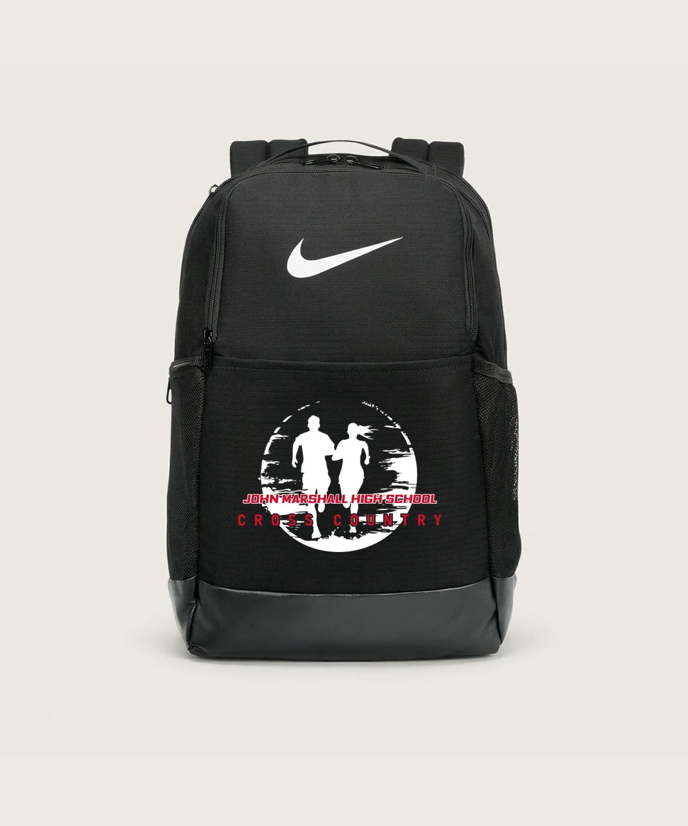 John Marshall High School Cross Country (Coed) - Black Nike Brasilia Medium Backpack NKDH7709