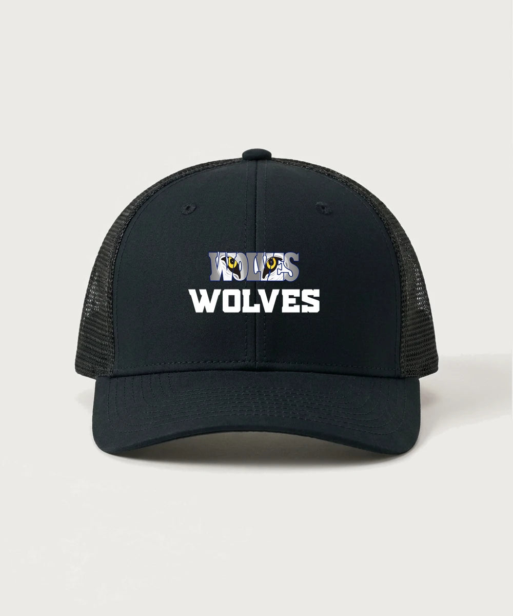 Walker Hackensack Akeley Volleyball (Girls) - Black/ Black Sport-Tek Club Trucker Cap STC46