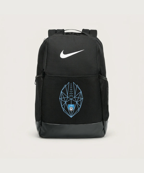 Janesville Waldorf Pemberton Football (Boys) - Black Nike Brasilia Medium Backpack NKDH7709