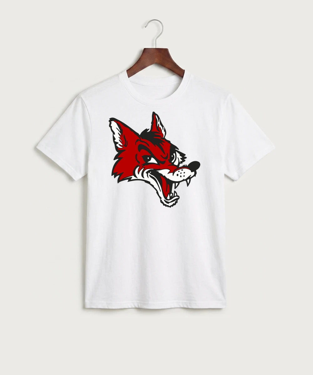 Ely Memorial High School Volleyball (Girls) - White Port & Co Core Cotton Tee. PC54