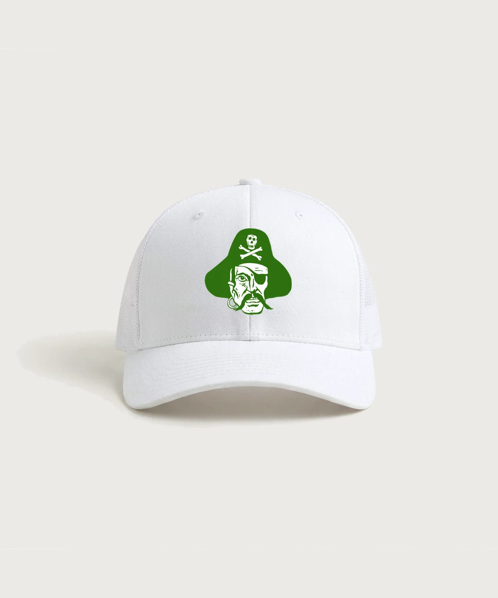 Verndale High School Football (Boys) - White/ White Sport-Tek Club Trucker Cap STC46