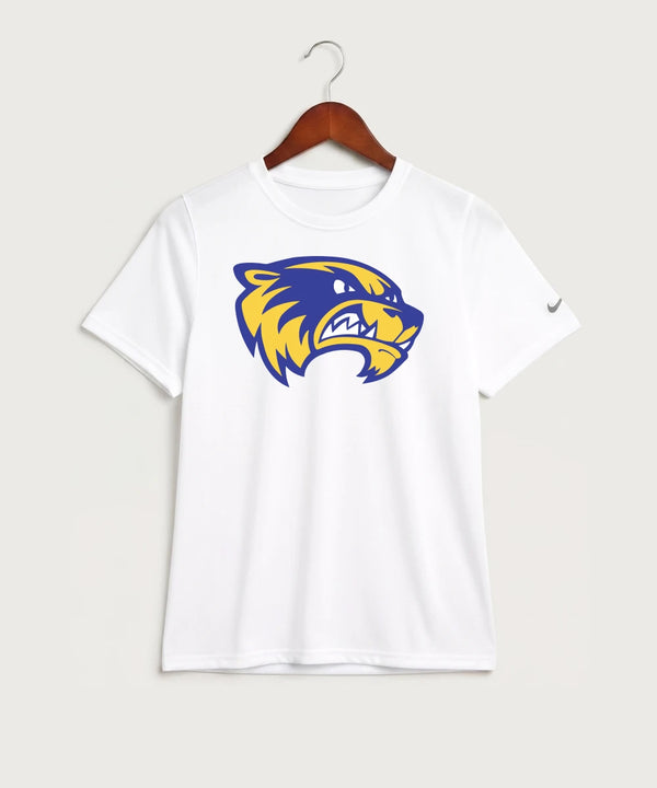 Wadena Deer Creek High School Football (Boys) - White Nike Youth Swoosh Sleeve rLegend Tee NKDX8787
