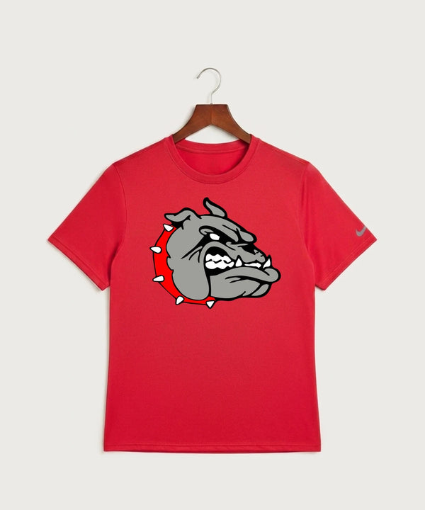 Otter Tail Central Football (Boys) - University Red Nike Swoosh Sleeve rLegend Tee NKDX8730