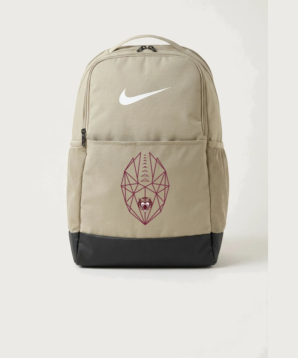 Stewartville High School Football (Boys) - Desert Khaki Nike Brasilia Medium Backpack NKDH7709