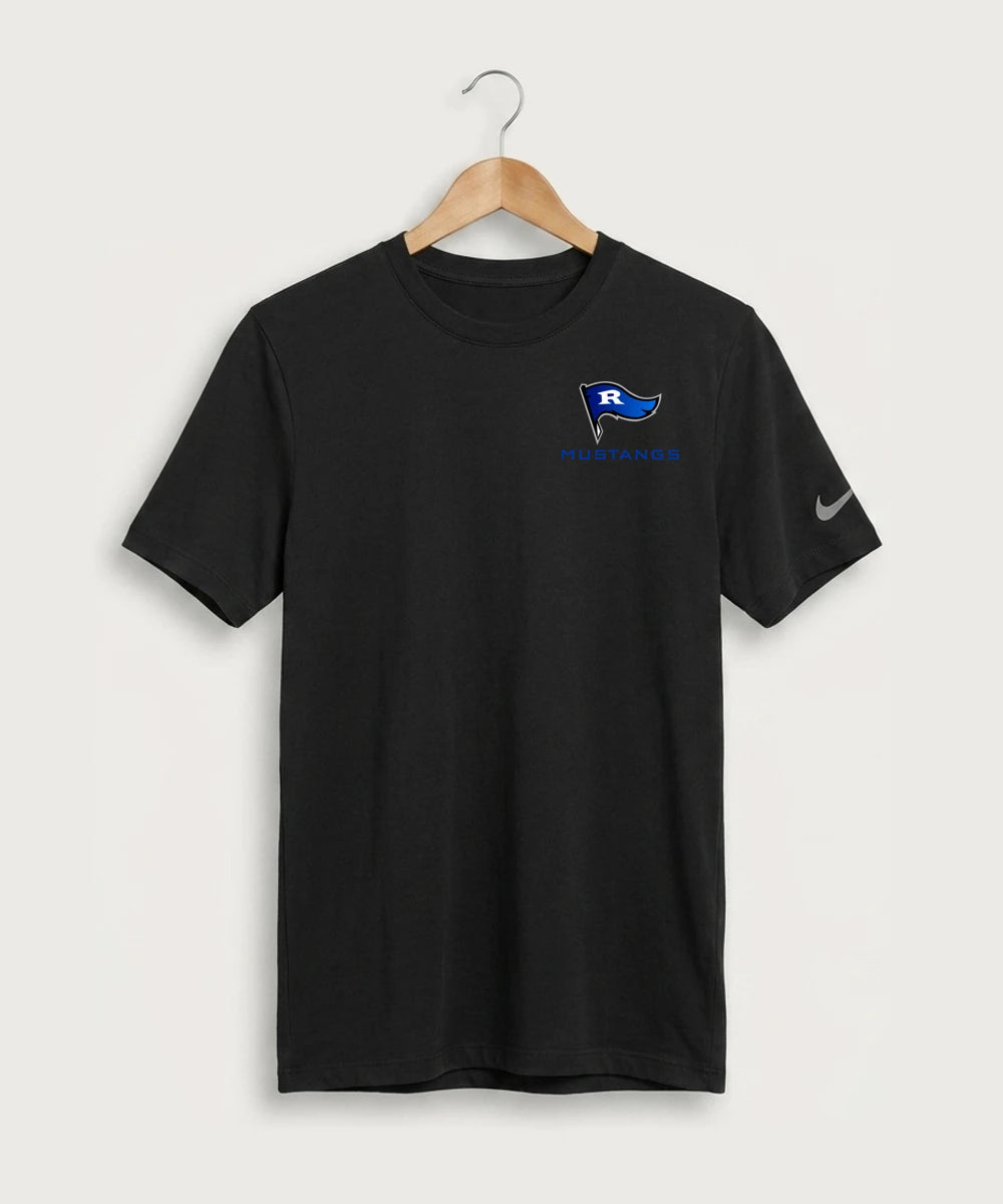 Red Lake County Central Football (Boys) - Black Nike Swoosh Sleeve rLegend Tee NKDX8730