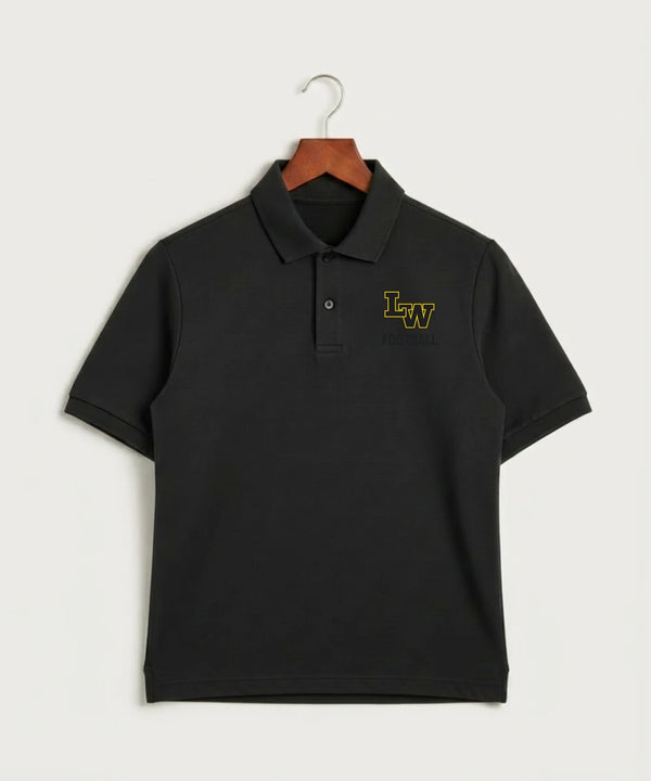 Le-Win Football - Black Polo - Left Chest