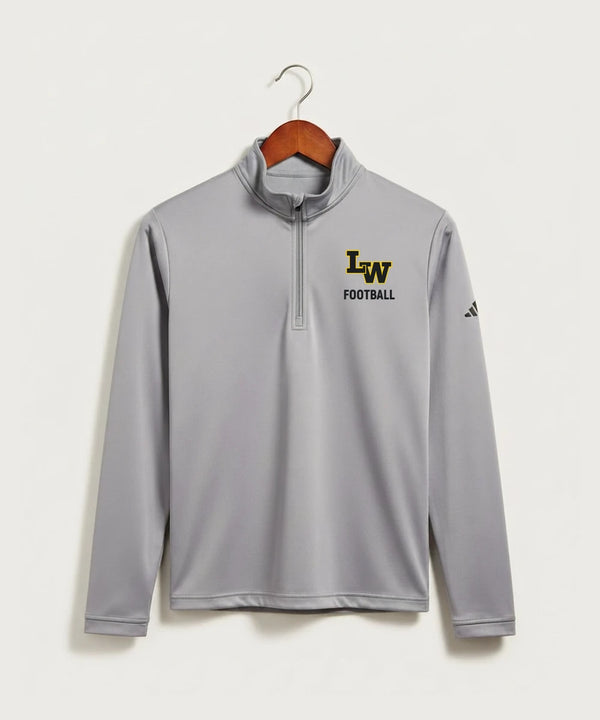 Le-Win Football - Grey Three Men's Ultimate365 Lightweight Quarter-Zip Pullover