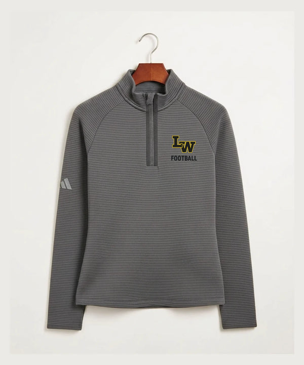 Le-Win Football - Grey Quarter Zip - Left Chest