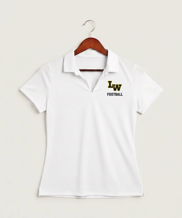 Le-Win Football - White Polo - Left Chest