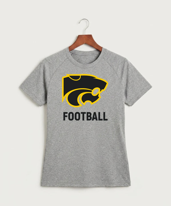 Le-Win Football - Gray Tee - Full Front