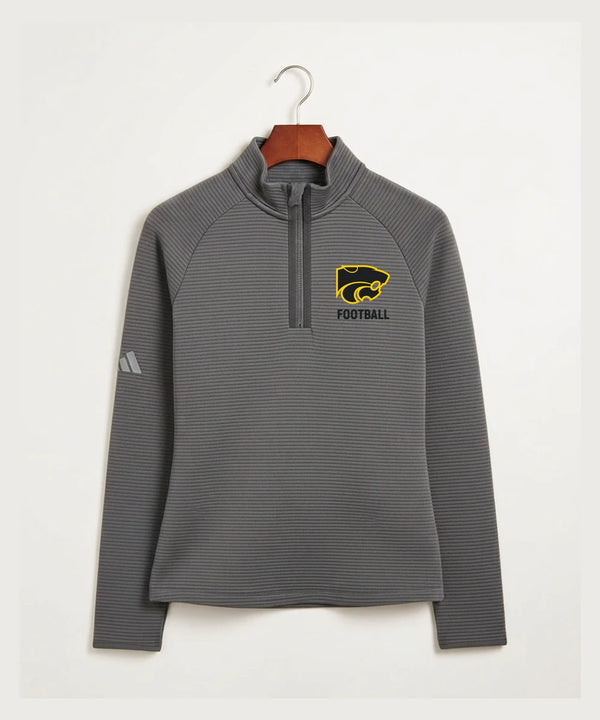 Le-Win Football - Grey Quarter Zip - Left Chest
