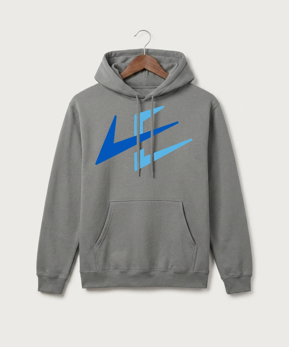 Leading Edge Team Store - Medium Grey Port & Co Core Fleece Pullover Hooded Sweatshirt. PC78H