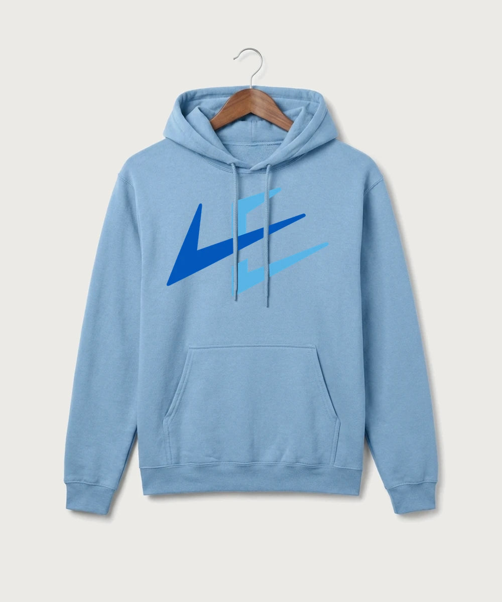 Leading Edge Team Store - Tundra Blue Port & Co Core Fleece Pullover Hooded Sweatshirt. PC78H