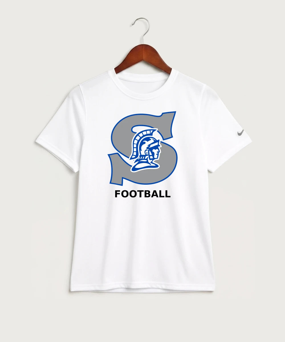 Southwest Football - White Nike Youth Swoosh Sleeve rLegend Tee NKDX8787