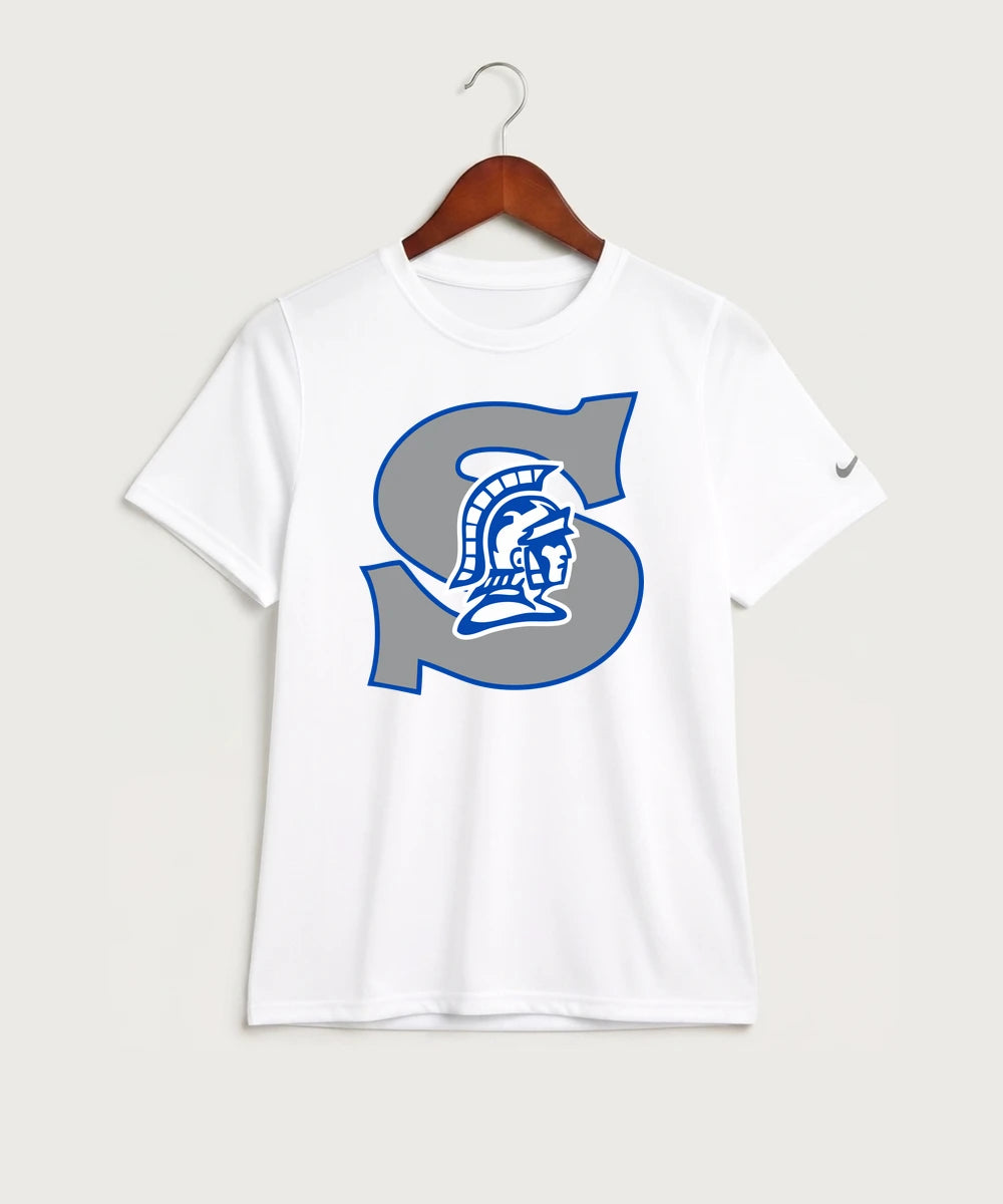 Southwest Football - White Nike Youth Swoosh Sleeve rLegend Tee NKDX8787