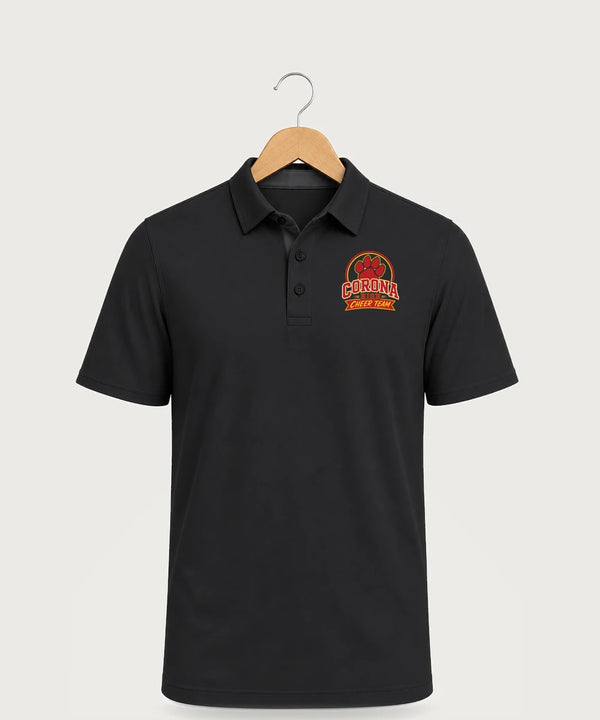 Corona Senior High School Cheer - Black Polo