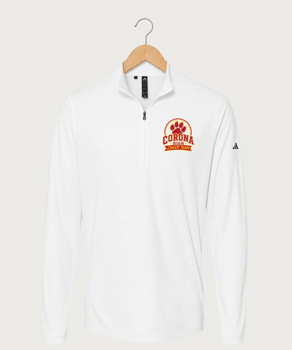 Corona Senior High School Cheer - White Men's Ultimate365 Lightweight Quarter-Zip Pullover