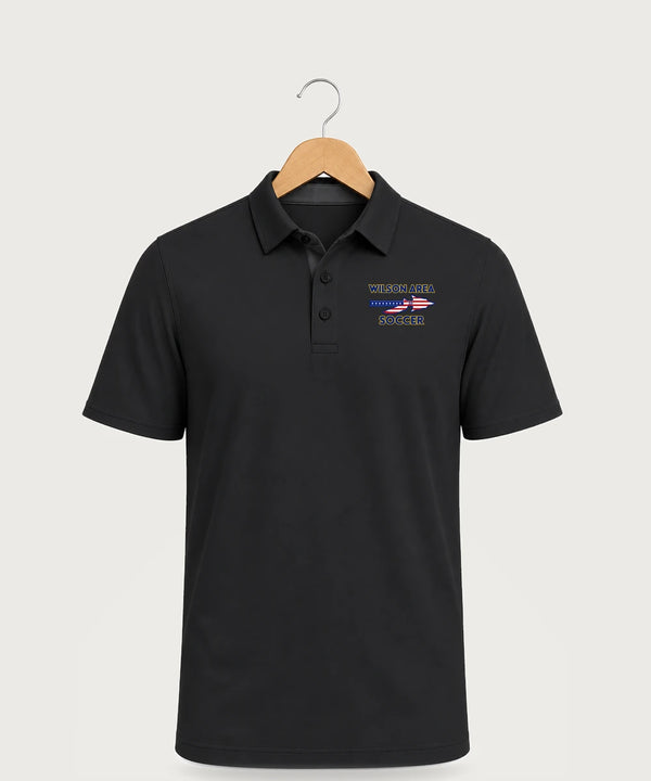 Wilson Area School Soccer Soccer - Black Polo