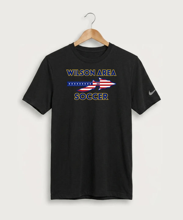 Wilson Area School Soccer Soccer - Black Nike Swoosh Sleeve rLegend Tee NKDX8730