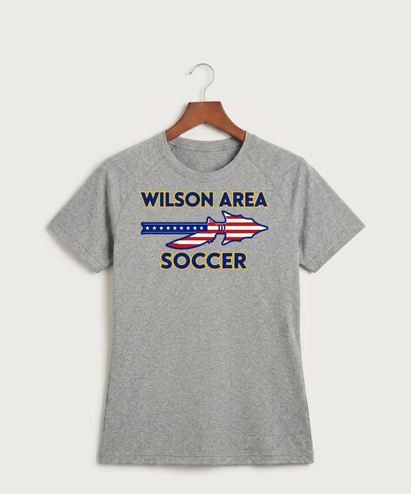 Wilson Area School Soccer Soccer - Gray Tee