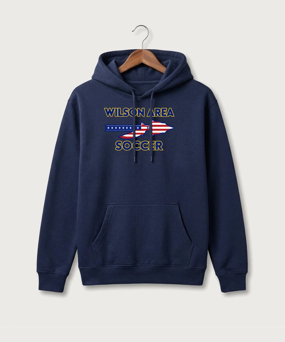 Wilson Area School Soccer Soccer - Navy Hoodie Value