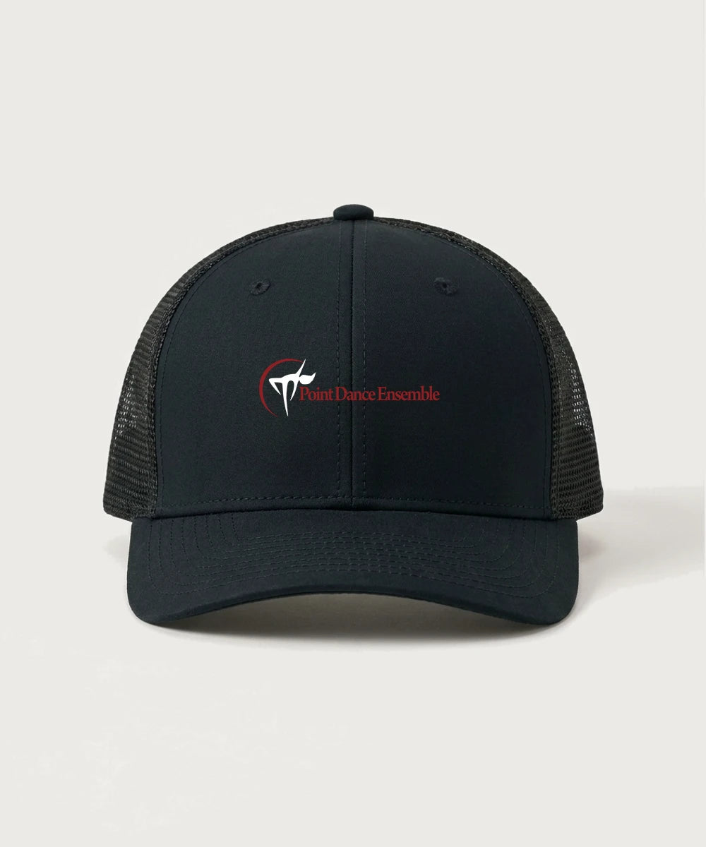 Point Dance Ensemble Dance - Black/ Black Sport-Tek Club Trucker Cap STC46