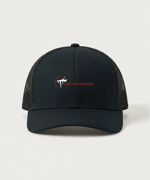 Point Dance Ensemble Dance - Black/ Black Sport-Tek Club Trucker Cap STC46