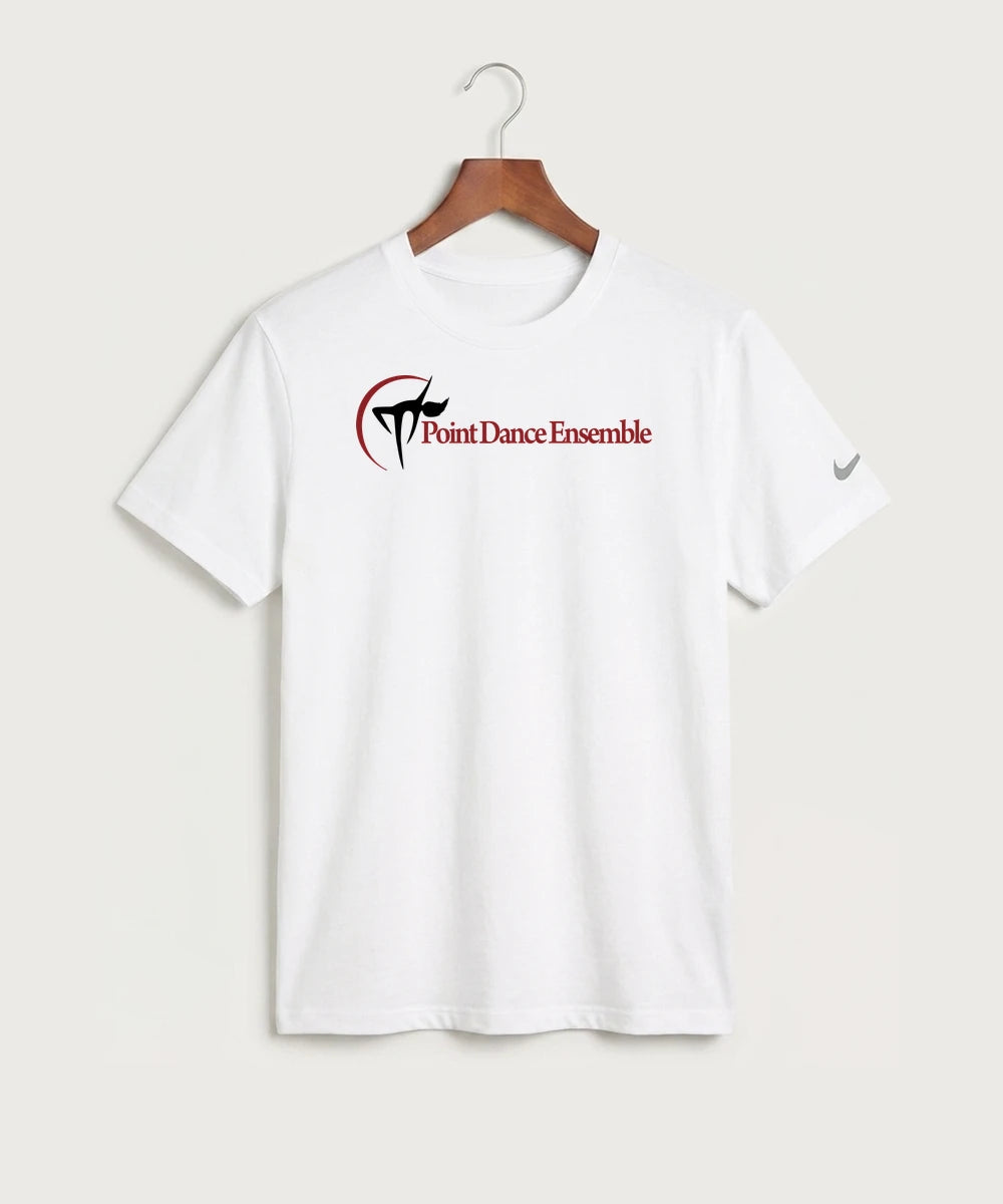 Point Dance Ensemble Dance - White Nike Swoosh Sleeve rLegend Tee NKDX8730