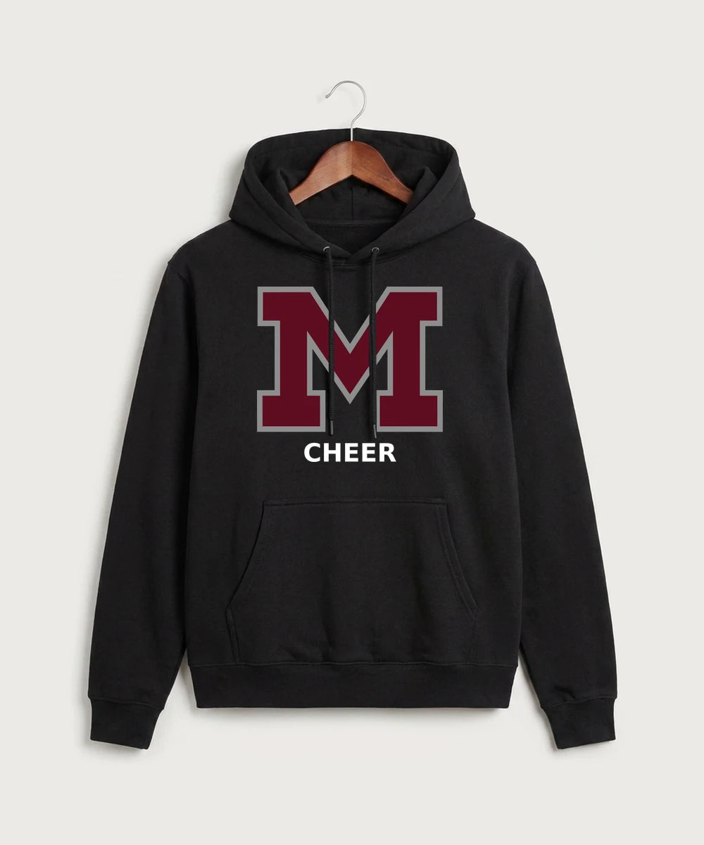 Moline Cheer general - Black Hoodie Value