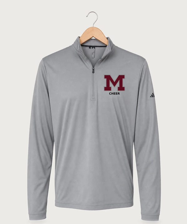Moline Cheer general - Grey Three Men's Ultimate365 Lightweight Quarter-Zip Pullover