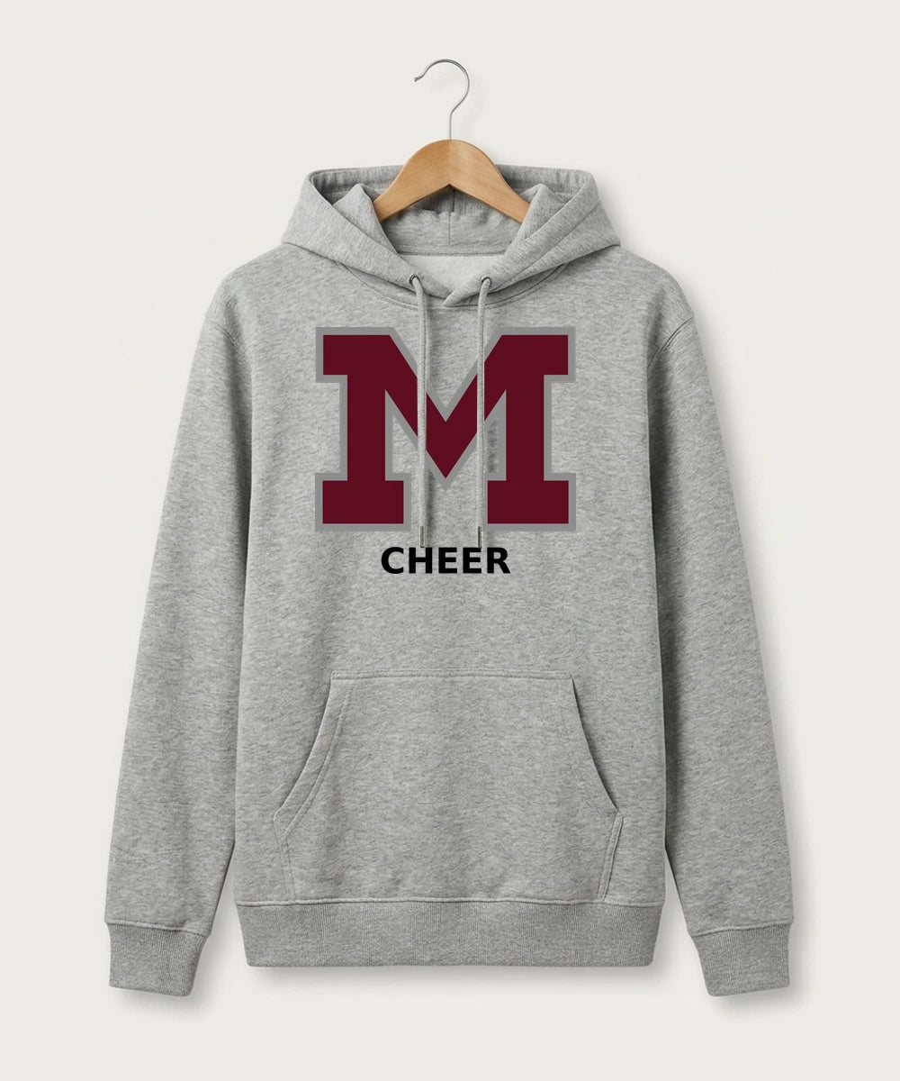 Moline Cheer general - Heather Grey Hoodie Value