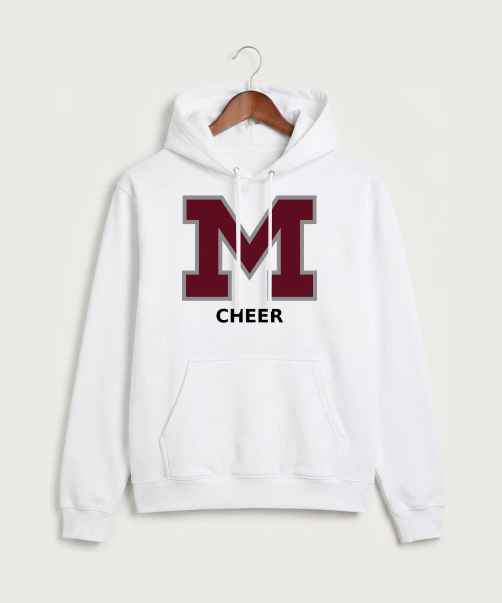 Moline Cheer general - White Hoodie Value