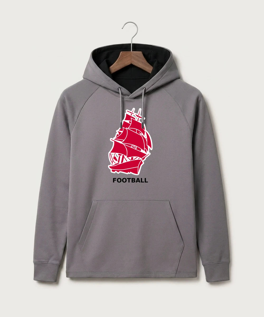 Amboy Football general - Gray Hoodie
