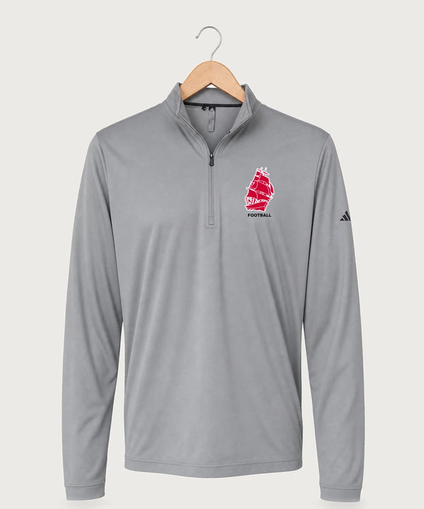 Amboy Football general - Grey Three Men's Ultimate365 Lightweight Quarter-Zip Pullover
