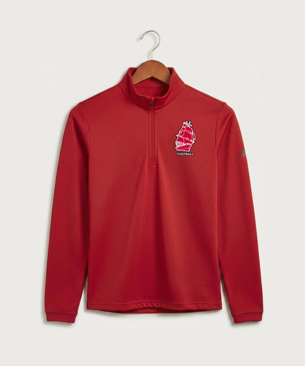 Amboy Football general - Power Red Men's Ultimate365 Lightweight Quarter-Zip Pullover