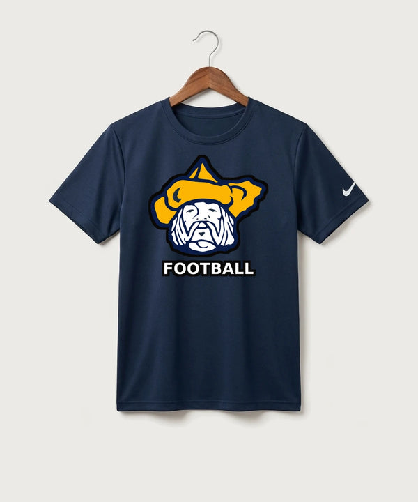 Polo HS Football general - College Navy Nike Youth Swoosh Sleeve rLegend Tee NKDX8787