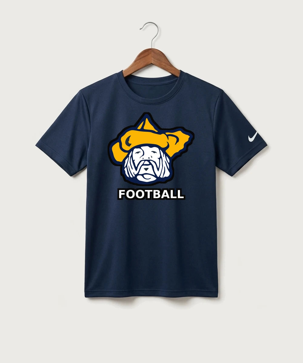 Polo HS Football general - College Navy Nike Youth Swoosh Sleeve rLegend Tee NKDX8787