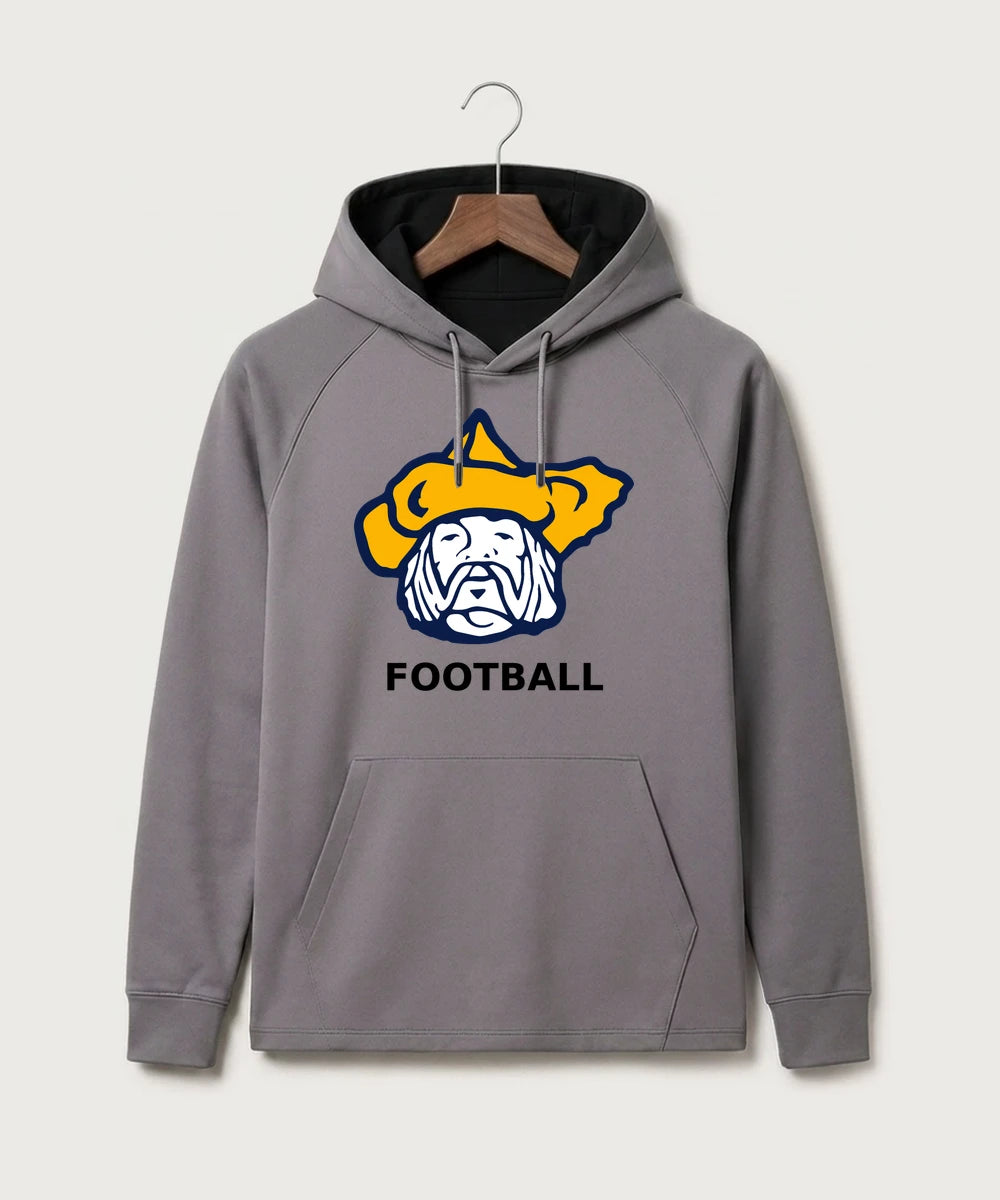 Polo HS Football general - Gray Hoodie