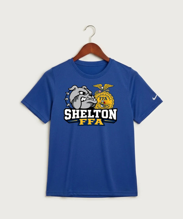 Shelton High School FFA general - Game Royal Nike Youth Swoosh Sleeve rLegend Tee NKDX8787