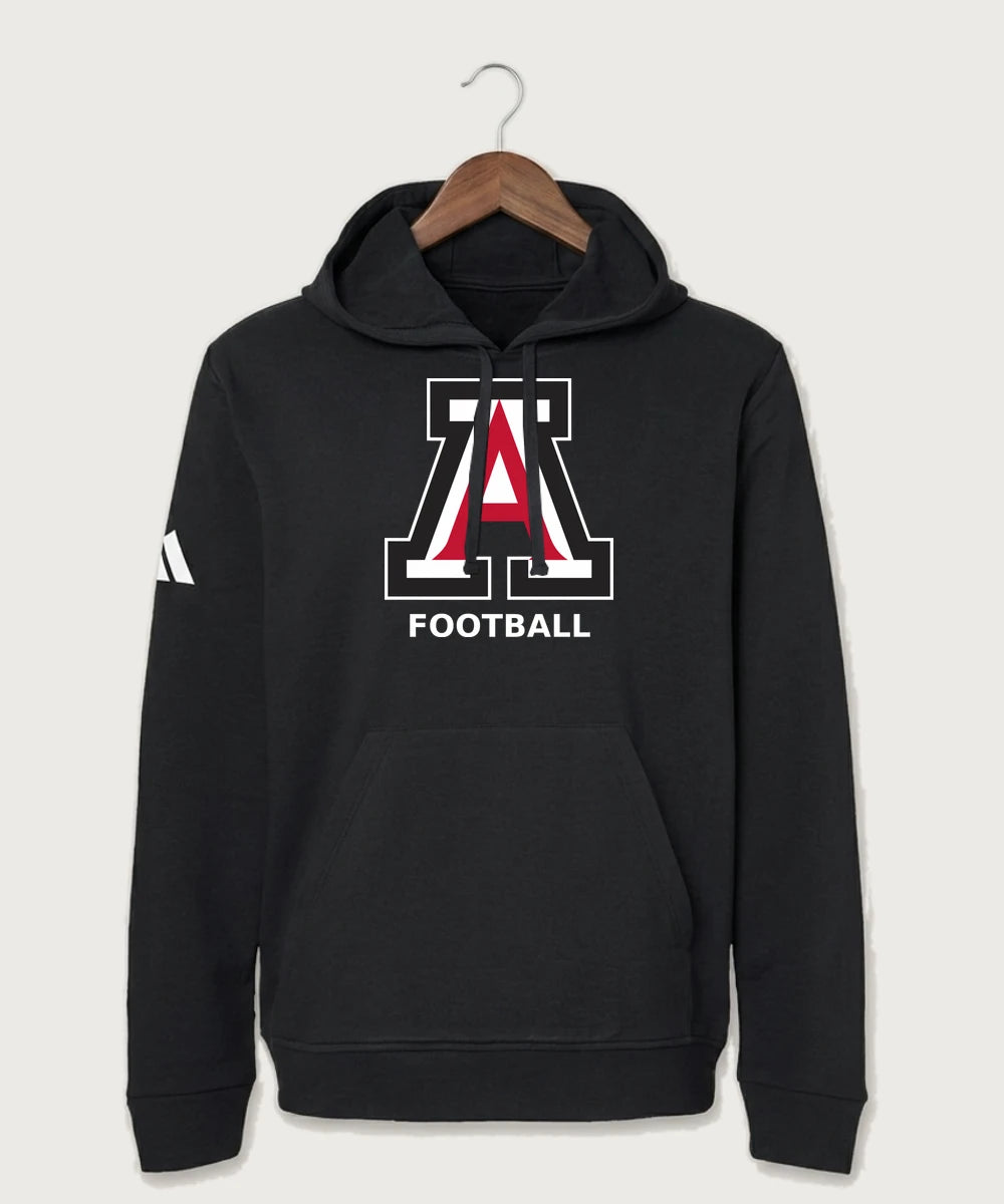 Amboy Football general - Black Unisex Fleece Hooded Sweatshirt
