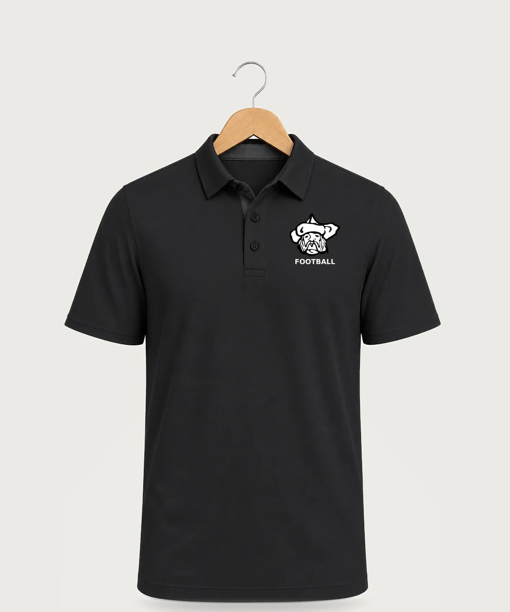 Polo HS Football general - Black Polo