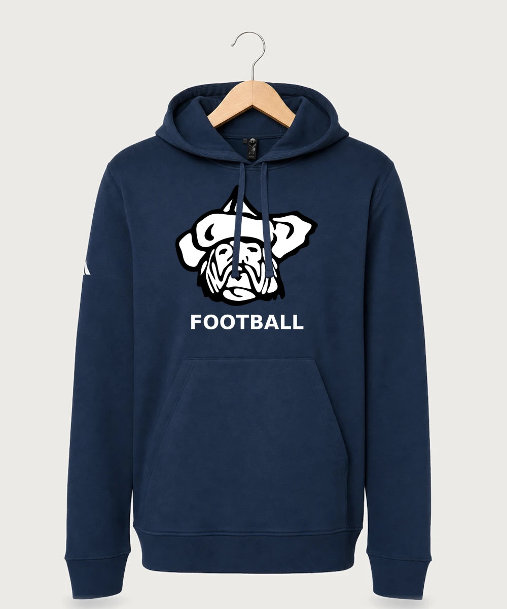 Polo HS Football general - Collegiate Navy Unisex Fleece Hooded Sweatshirt
