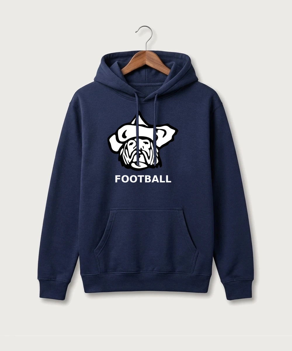 Polo HS Football general - Navy Hoodie Value