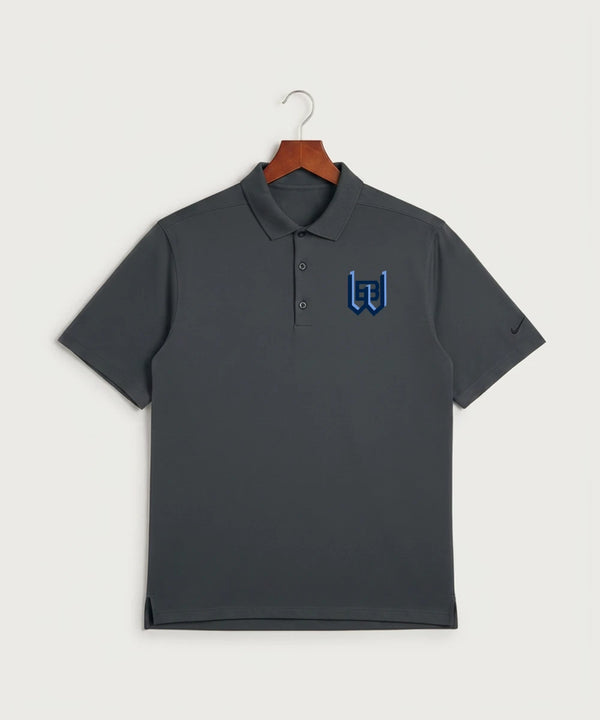 West Bend West High School Football - Anthracite Polo - Left Chest