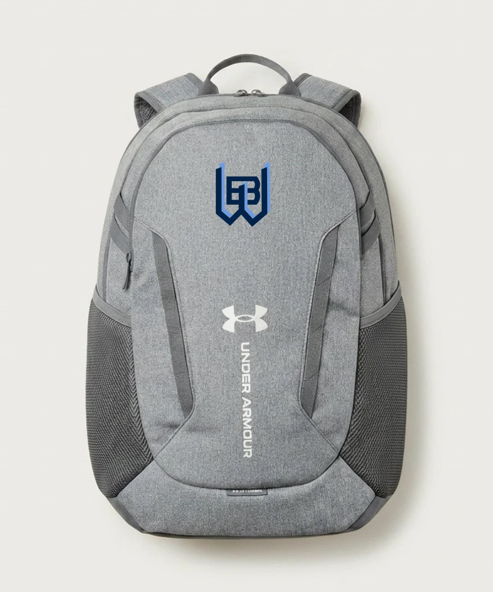 West Bend West High School Football - Grey Backpack - Full Front