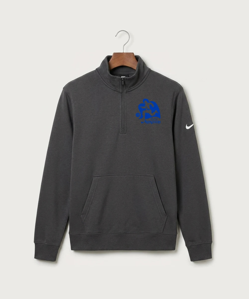 Codex Team Store Proof Reference - Anthracite Nike Club Fleece Sleeve Swoosh 1/2-Zip NKDX6718